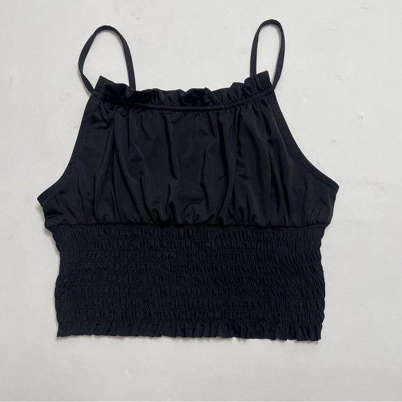 Urban Outfitters Tops - URBAN OUTFITTERS ruched waist spaghetti strap crop top